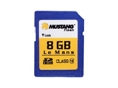 Spominska kartica Secure Digital (SDHC) MUSTANG 8GB Le Mans (Class 10)