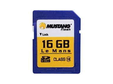 Spominska kartica Secure Digital (SDHC) MUSTANG 16GB Le Mans (Class 10)