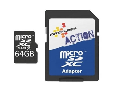 Spominska kartica Micro Secure Digital (microSDXC) Action 64GB Max-Flash