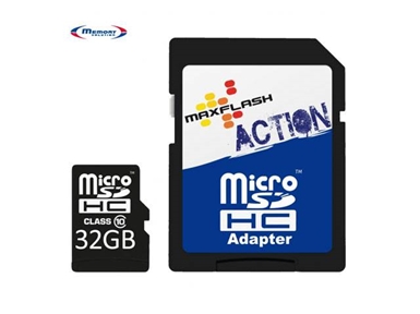 Spominska kartica Micro Secure Digital (microSDHC) Action 32GB Max-Flash