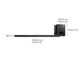 SoundBar zvočnik Philips HTL7140B (5.1, Bluetooth® aptX, AAC in NFC HDMI 4K–2K)