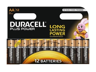 Alkalne baterije Duracell Plus Power MN1500B12 AA (12 kos)