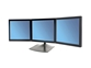 Namizni nosilec za tri monitorje Ergotron DS100 (črn)