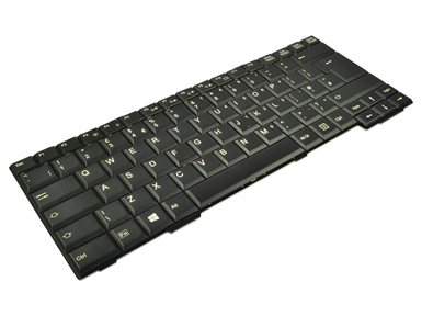 FUJ:CP619737-XX Keyboard Black W/o TS UK WIN8