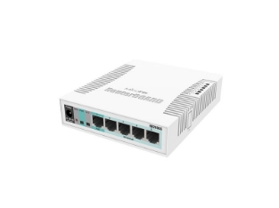 MikroTik CSS106-5G-1S (RB260GS) – kompaktno gigabitno 5 port mrežno stikalo s SFP režo in SwOS upravljanjem