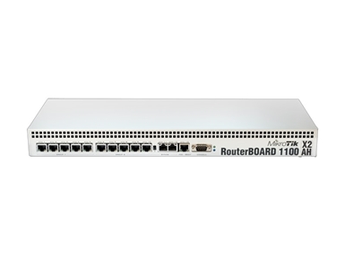 Vgradni usmerjevalnik Mikrotik RB1100AHx2 (13-portni Gigabit Ethernet)