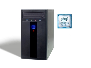 Osebni računalnik PCH PC-2381 (i3-9100F/1TB HDD) opremljen z 9. generacijo Intel Core procesorja i3. Bolj zmogljiv,bolj produktiven, bolj varen.