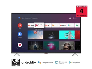 LED TV sprejemnik SHARP 40BL5EA (40" 4K UHD Android TV)