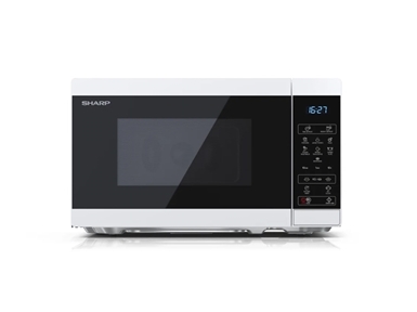 Mikrovalovna pečica Sharp MS02E-W (20 L, 800W, prostostoječa, bela) 