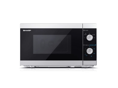 Mikrovalovna pečica Sharp MS01E-S (20 L, 800W, prostostoječa, srebrna)