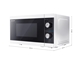 Mikrovalovna pečica Sharp MS01E-W (20 L, 800W, prostostoječa, bela)