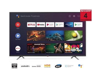 65" 4K Ultra HD Android TV sprejemnik Sharp 65BL3EA