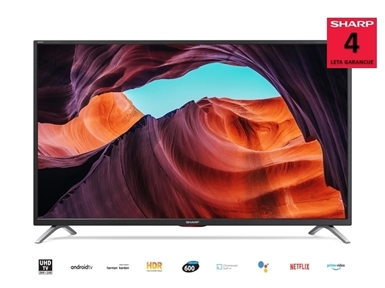 LED TV Sprejemnik SHARP 43BL5EA (43" 4K UHD Android TV)
