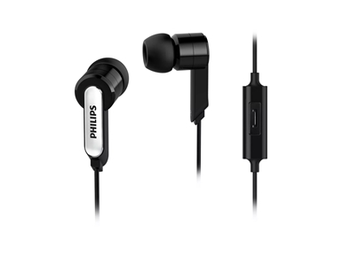 Ušesne Slušalke Z Mikrofonom Philips SHE1405BK