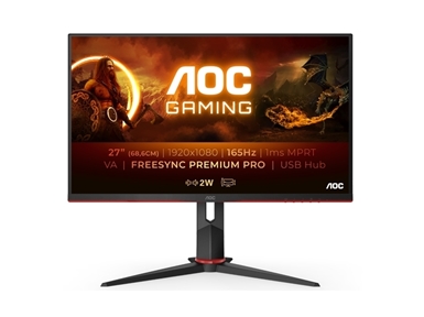 LED monitor AOC 27G2SU/BK (27" FHD VA, 165Hz) Gaming