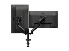 AOC AD110D0 dvojni nastavljiv nosilec za monitorje z VESA podporo in sistemom za urejanje kablo