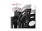 Univerzalni stenski nosilecz nagibom B-Tech BT8430 (do 47")