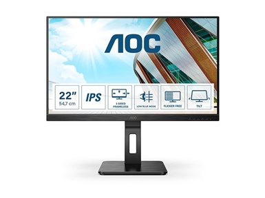 LED monitor AOC 22P2Q (21.5" FHD IPS, 75Hz) Pro-line