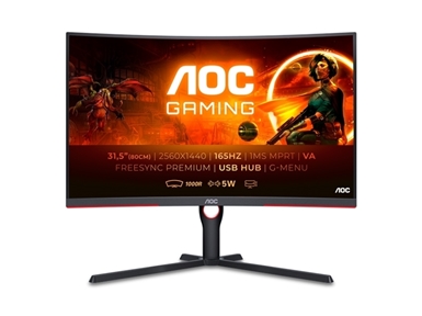 Ukrivljeni monitor AOC CQ32G3SU/BK (31.5" QHD 1000R) Gaming