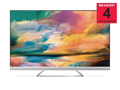 LED TV sprejemnik SHARP 55EQ4EA (55" 4K UHD Quantum Dot SHARP ANDROID TV)