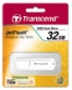 USB DISK TRANSCEND 32GB JF 370, 2.0, bel, s pokrovčkom