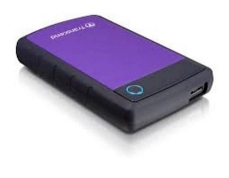 Slika HDD TRANSCEND EXT 2TB 25H3P, 2,5", USB 3.1/3.0, črn-vijoličen