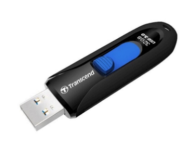 USB DISK TRANSCEND 32GB JF 790, 3.1, črn, drsni priključek