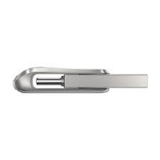Slika USB C & USB DISK SanDisk 512GB Ultra Dual LUXE, 3.1, srebrn, kovinski, branje do 150MB/s