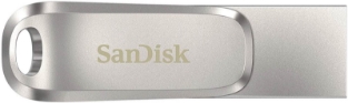 Slika USB C & USB DISK SanDisk 1TB Ultra Dual LUXE, 3.1, srebrn, kovinski, branje do 150MB/s