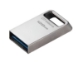 USB DISK KINGSTON 128GB DT Micro, 3.1, srebrn, kovinski, micro format, 3.2, srebrn, kovinski