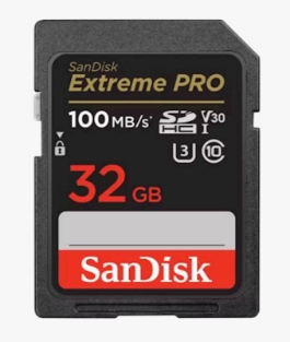 Slika SDHC SANDISK 32GB EXTREME PRO, 100/90MB/s, UHS-I, U3, C10, V30