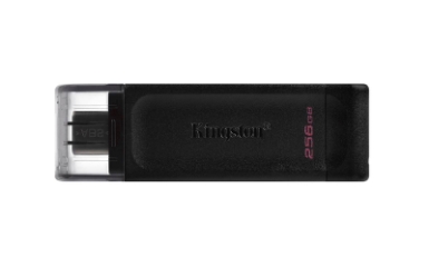 USB C DISK Kingston 256GB DT70, 3.2 Gen1, plastičen, s pokrovčkom