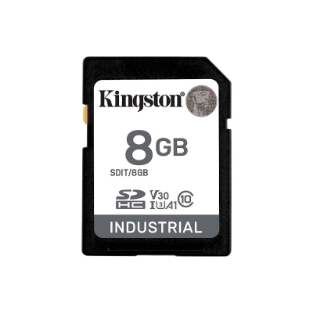 Slika SDHC Kingston 8GB Industrial, do 100MB/s, Class 10, UHS-I, U3, V30, A1