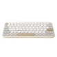 Tipkovnica ASUS Marshmallow Keyboard KW100, brezžična, Oat Milk -svetlo rjava