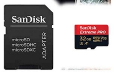Slika SDHC SANDISK MICRO 32GB EXTREME PRO, 100/90MB/s, UHS-I Speed Class 3, V30, adapter