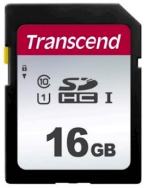 SDHC TRANSCEND 16GB 300S, 95/45MB/s, C10, UHS-I Speed Class 1 (U1)