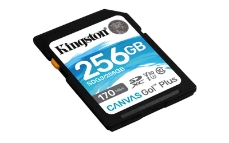 Slika SDXC KINGSTON 256GB Canvas GO Plus, 170/90MB/s,  C10, UHS-I, U3, V30