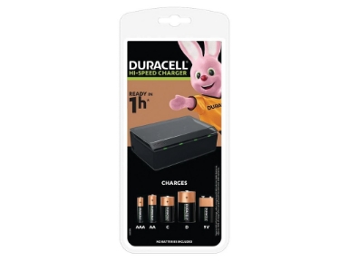CEF22-UK Duracell 1h Multi Charger- AA/AAA/C/D/9V