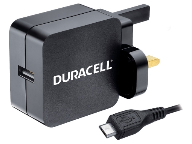 DMAC10-UK Duracell 2.4A Phone/Tablet Wall Charger