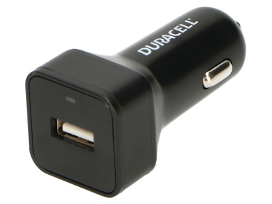 DR5030A Duracell Single USB 2.4A In-Car Charger