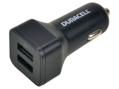 DR5035A Duracell 1A+2.4A Dual USB In-Car Charger