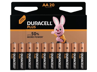 MN1500B20 Duracell Plus AA 20 Pack