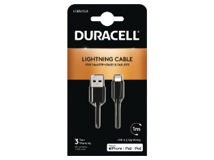 Slika USB5012A Duracell 1m USB-A to Lightning Cable