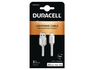 Slika USB5012W Duracell 1M USB-A to Lightning Cable