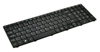 KB.I170A.171 Keyboard - UK 104 Key (Black)