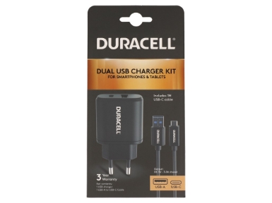 DMAC17-EU Duracell Type-C Wall Charger & Cable