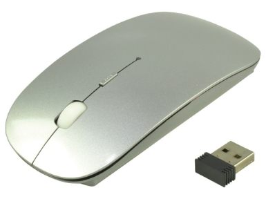 MOU0007SG Sleek 2.4GHz USB Wireless Optical Mouse