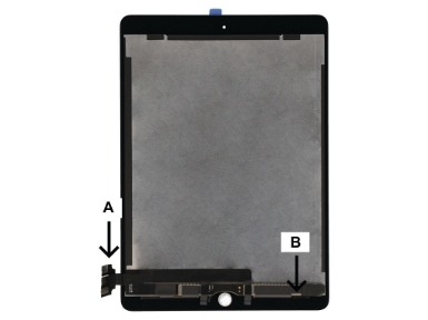 STP0082A LCD Screen, Touch Panel Assy (Black)