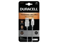 Slika USB7012W Duracell 1M USB-A to Lightning Braided