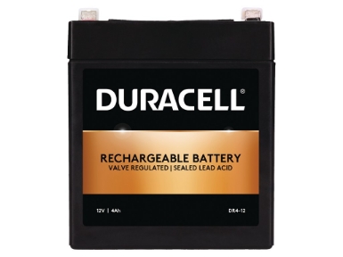 DR4-12 Duracell 12V 4Ah VRLA Security Battery